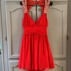 Red semi formal dress size 11